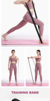 AOLIKES Set De 3 Piezas De Banda De Resistencia Larga Unisex Para Yoga Y Fitness Anillos Elásticos De Cadera Y Pecho Para Ejercicios De Agachamiento Y Levantamiento De Peso Equipo De Gimnasio - details 15
