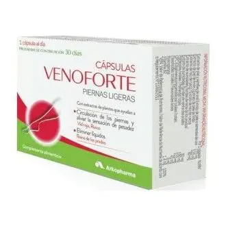 Arkopharma Venoforte Piernas Ligeras, 30 Cápsulas - 1