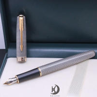 Bolígrafo De Tinta JINHAO 75 Clásico De Metal Con Punta De Tungsteno Acero En Negro Para Oficina Y Escuela Diseño a Cuadros Y Flecha - details 1