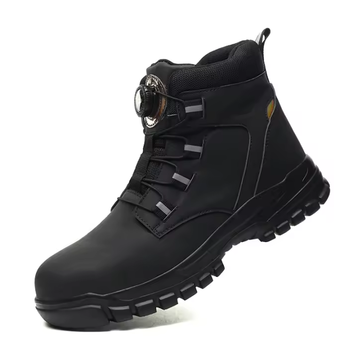 Botas De Seguridad Impermeables Para Hombre Con Punta De Acero Indestructible Antideslizantes Antipinchazos Para Motociclistas - 1