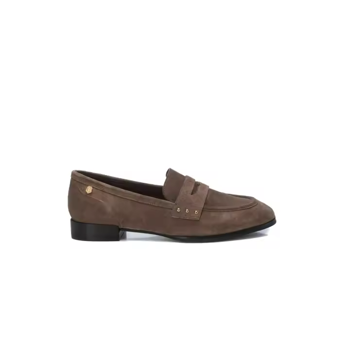Zapato Carmela Serraje Mujer Taupe - 1