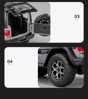 Jeep Wrangler Rubicon De Escala 1:22 Para Niños Modelo De Coche De Aleación Con Sonido Y Luz Juguete De Vehículo De Metal Sin Batería - details 6