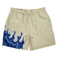 Shorts De Baloncesto Y Running Para Hombre 2023 Malla Transpirable Quick-Drying Estilo Casual Estampado De Llama Pantalones De Verano - details 2