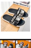 Zapatillas De Verano Para Hombre Antideslizantes Y Suaves Para Exteriores Y Interiores Con Correa De Gancho Zapatos Planos Casuales Para Playa - details 11