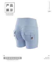 Shorts Deportivos Para Mujer Con Bolsillos High Waist Tights Leggings Fitness Ciclismo Push up Scrunch Ropa De Gimnasio - details 1