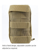 Bolsa De Colgador Pequeña Para Exteriores Kit De Armadura Militar Almacenamiento De Teléfono Móvil Portátil Bolsa De Pecho Para Deportes Al Aire Libre - details 2