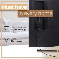 ZP HDMI Inalambrica-Seurico Tv Box-On Todos Los Canales - Evolution TV - Admite Resolución 1080P - Conexión Wifi Fuerte-Adaptador de Pantalla HDMI-HDR WiFi HDMI Dongle Compatible Miracast/DLNA/airPlay para android/iOS/Windows/Mac OS/HDTV - details 1