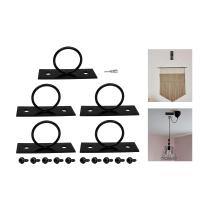 5 Piezas Soportes Para Cordones Decorativos De Acero Inoxidable 304 2" Fácil Instalación Para Escaleras Paredes Y Jardines - details 3