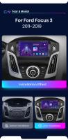 Junsun Radio Coche para Ford Focus 3 2011 2012 2013 2014 2015 2016 2017 2018 2019 Inalámbrico CarPlay Android Auto AI Voice 2 din Pantalla Coche Android Auto Multimedia Navegación GPS Auto radio - details 2