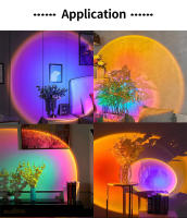 Luz De Proyección LED Con Ajuste De Color APP Iluminación Ambiental De Fiesta Directa De Despertar Y Atardecer Arcoiris Luz De Fondo Para Fotografía - details 6