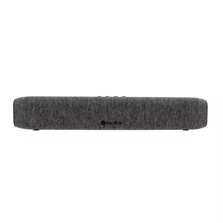 Barra de Sonido CoolBox BAND BS23, Conexión Bluetooth 5.3 + Cable Jack Incluido, Potencia 10W RMS x 2, Carga por USB-C, Control de Pista, Volumen, Encendido y Modo. - 1