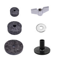 Juego De Accesorios Para Batería De 18 Piezas Negro Repuesto De Pelo Para Instrumentos Musicales - details 3