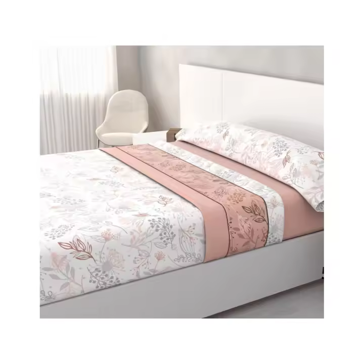 Juego de sábanas de Verano Lisas. Ropa de Cama Juego de 3 Piezas, 100% Microfibra. Modernas - 1