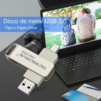 Pendrive USB 3.0 Tipo C 128GB 64GB MicroDrive Para Teléfono Y PC Regalo Flash Disk Stick De Alta Velocidad Compatible Con Windows Y Android - details 5