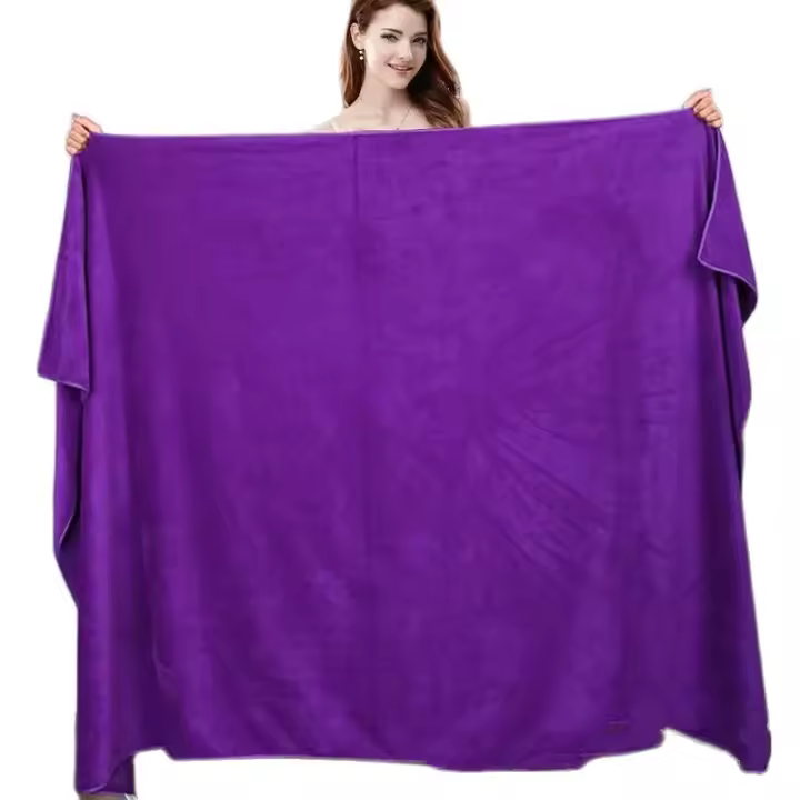 Toalla De Baño De Microfibra Gruesa De Alta Calidad Suave Alta Absorción Y Secado Rápido Toalla De Playa Toalla De Baño - 1
