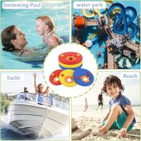 Bandas de natación para niños, paquete de 6 discos flotantes de EVA, bandas de natación coloridas para niños de 3 a 14 años que están aprendiendo a nadar, anillos de peso recomendados de 15 a 30 kg - details 4