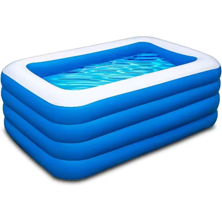 Hinchable para niños Piscina con suelo Hinchable Blando, piscina Hinchable duradera para patio, Jardín o interior - 1