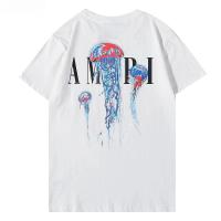 Camiseta Casual De Manga Corta Para Hombres Y Mujeres Estampado Brillante Cuello Redondo Moda Hip Hop Ropa De Calle - details 3