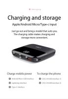 Cargador portátil de 20000 mAh, cargador rápido, mini banco de energía, cargador compacto - details 0