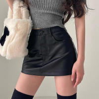 Shorts De Cuero PU Para Mujer Cintura Alta Moda Verano Pantalones Cortos De Encaje Con Bolsillos Comodidad A-Line Longitud De Rodilla - details 13