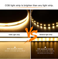 Tira De LED COB 24V 10M Con Dimmer Táctil Y Sensor De Movimiento Manual Para Decoración De Habitaciones 320LEDs/M No Impermeable - details 3