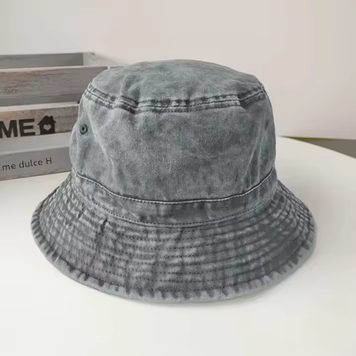 Gorro De Buho De Lino Algodón Para Hombres Y Mujeres Tamaño Grande 64cm Protección Solar Sombrero De Panamá Estilo Bob - 1