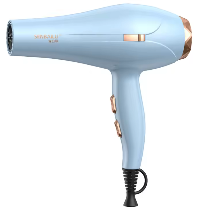 Secador de pelo doméstico luz azul viento caliente y frío secador de pelo de salón de alta potencia - 1