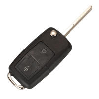 Carcasa De Llave De Coche Jingyuqin Con 2/3/4 Botones Para VW Volkswagen Polo Golf MK6 Tiguan Touareg 202AD 202Q Flip R/C ABS + Metal - details 4