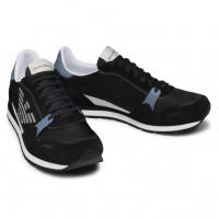 Emporio Armani Zapatillas Zapatos Hombre Azul X4X537 XM678 Q092 - details 4