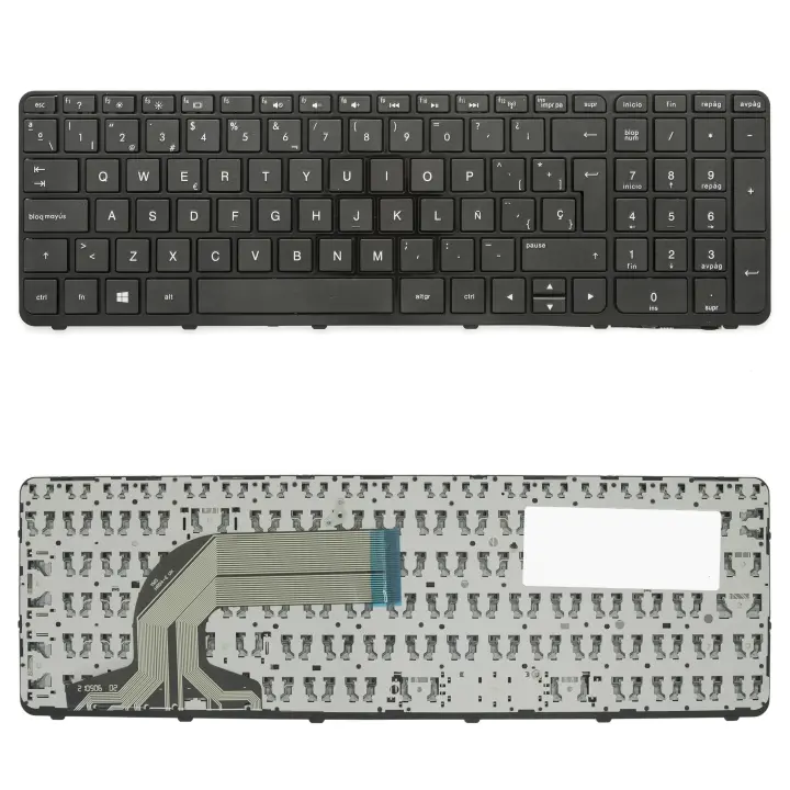 Advanced Computer Trading Teclado HP Pavilion Español Negro 15-N 255 G3 NSK-CN6SC - Distribución en Español - 1