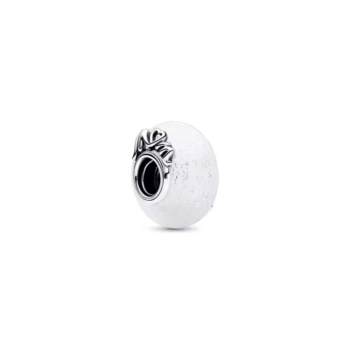 Charm Pandora Murano Blanco Brillante ley Amor & Mamá 792655C00 - 1