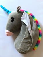 Almohada De Cojín De Peluche Suave Dibujos Animados Caballo Juguete Para Niñas Regalo De Cumpleaños Muñeco De Unicornio Kawaii Almohada De Hombro De Coche - details 7