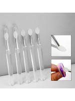 5PCS Cepillo De Silicona Multifuncional Para Maquillaje Y Uñas Herramienta Para Sombra De Ojos Polvo De Uñas Y Brillo De Labios - details 0