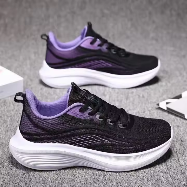 Zapatos De Tenis Casuales Para Mujer Antideslizantes Transpirables De Malla Para Senderismo Y Correr Moda Verano 2024 Pareja - 1