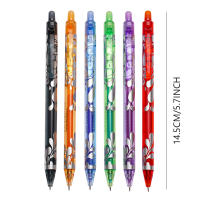 Set De 6 Bolígrafos De Gel Erasables 0.5mm En 6 Colores Recargables Y Lavables Para Escritorio Y Escuela Material Plástico Y Metal - details 1
