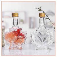 Botellas De Vidrio Para Alcohol Mini Forma De Hoja De Arce 50ml 100ml 250ml Con Tapa Eco-amigable Para Licor Escocés Y Sirupos - details 11