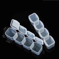 Caja De Almacenamiento Ajustable De Plástico 28/56 Con Etiquetas Para Joyería Arte De Uñas Y Accesorios De Pintura Diamante Caja De Contenedor Con Etiquetas - details 5