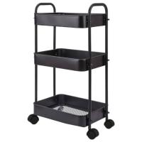 LILI HOME Carrito Camarera de Metal con Ruedas – 3 Bandejas (30 x 45 x 78 cm) es la solución ideal para mantener el orden y facilitar el servicio en cualquier espacio. Gracias a su diseño compacto, robusto y funcional, podrás usarlo tanto en tu hogar com - details 4