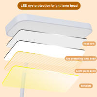 Lámpara De Escritorio Flexible 360° Con Clip Y USB Luz Nocturna Ajustable Para Dormitorio Estudio Lectura Oficina - details 10