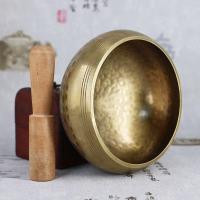 Bol De Canto Tibetano De Bronce Hecho a Mano Para Meditación Y Yoga Estilo Nepal Sacerdote Budista Música Terapéutica - details 4