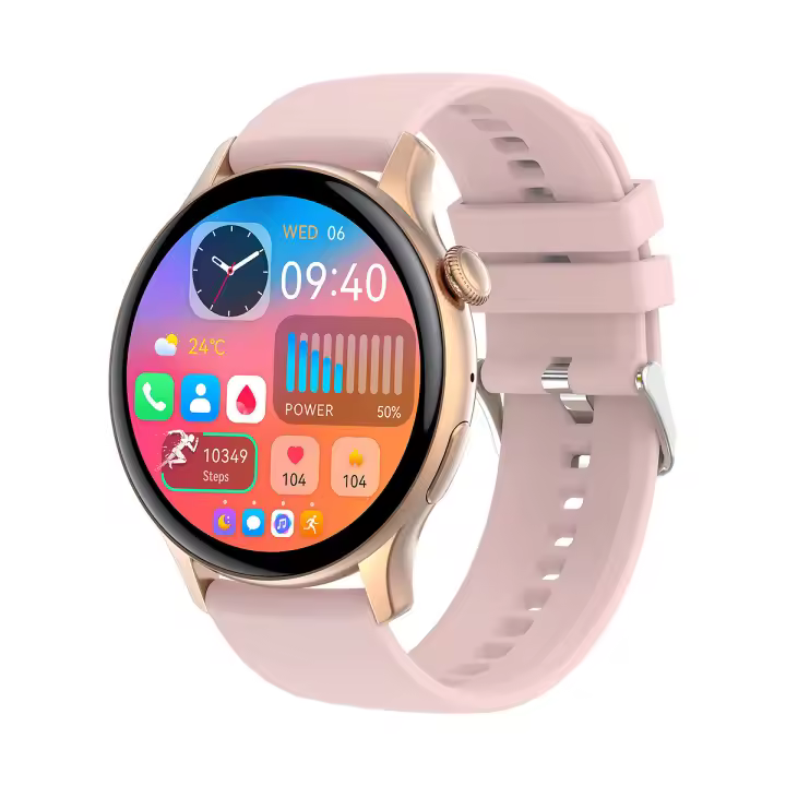 Relojes inteligentes para hombres mujeres (contesta / llama), relojes inteligentes ip68 impermeables para teléfonos Android e ios, relojes deportivos de seguimiento de actividades de relojes inteligentes, con monitor de frecuencia cardíaca de pantalla tác - 1
