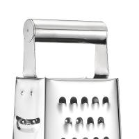DESEOS Rallador de Cocina Multifuncional de Acero Inoxidable con 4 Caras para Queso, Verduras y Más | Manual | Mango ergonomico - details 1