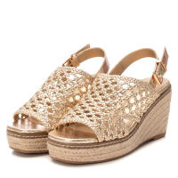 Sandalias Cuña Mujer Xti 143829 Oro 106300  MARCAS MUJER Sandalias cuña-plataforma Sandalias Sport Xti - details 3