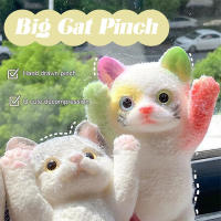 Juguete De Mano De Gato Grande En Silicona Suave Para Alivio Del Estrés Regalo Para Niños Y Adultos Figura De Gato Mochi - details 2