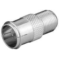 Banner - Adaptador antena tipo F hembra a tipo F macho