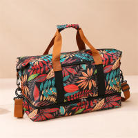 Bolsa De Gimnasio De Viaje Portátil Para Hombres Y Mujeres Bolso Cruzado De Hombro Con Mano Para Exterior Duffel Weekender Yoga Bolsa De Secado Seco Y Húmedo Separación Para Deportes De Entrenamiento - details 23