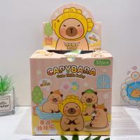 Nuevos 32pcs/Box Loopy Capibala Muñecos De Borrador Kawaii Juguetes Para Estudiar Suministros Escolares Para Niños Regalos - details 17
