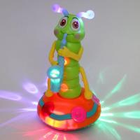 Saxofón Eléctrico Para Niños Juguete Caterpillar Con Luz LED Giratoria Regalo De Navidad Luminoso Y Divertido Para Niños De 3 a 12 Años - details 1