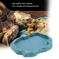 Tazón De Alimentación Para Reptiles De Resina ABS Piedra Para Tortugas Lagartos Nutrición Y Agua Feeder Bowl Para Reptiles - details 6