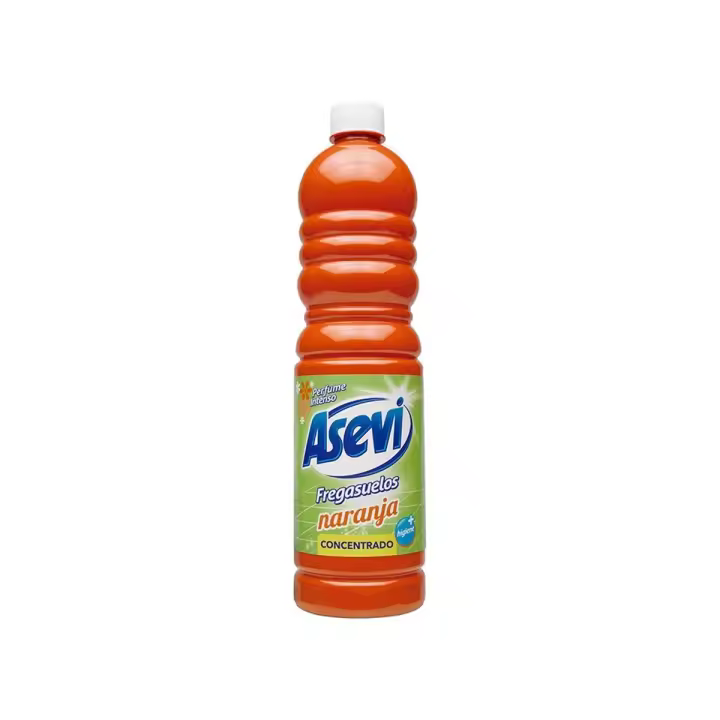 Pack 12 uds. Asevi Fregasuelos Naranja Concentrado - 1 L. - 1